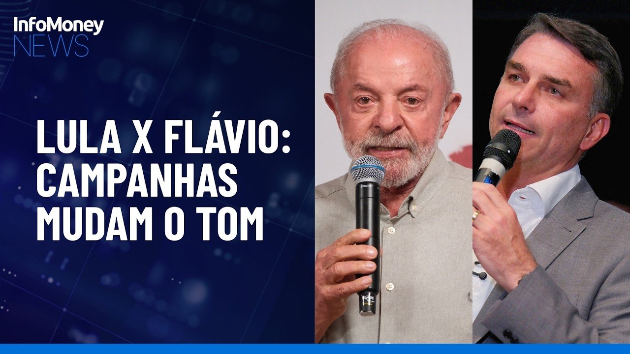 Campanhas mudam o tom: Lula aumenta confronto e Flávio detalha propostas | InfoMoney News