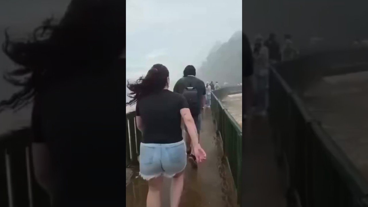 Cataratas do Iguaçu: maior vazão do ano provoca interdição de passarela e trilhas | InfoMoney News