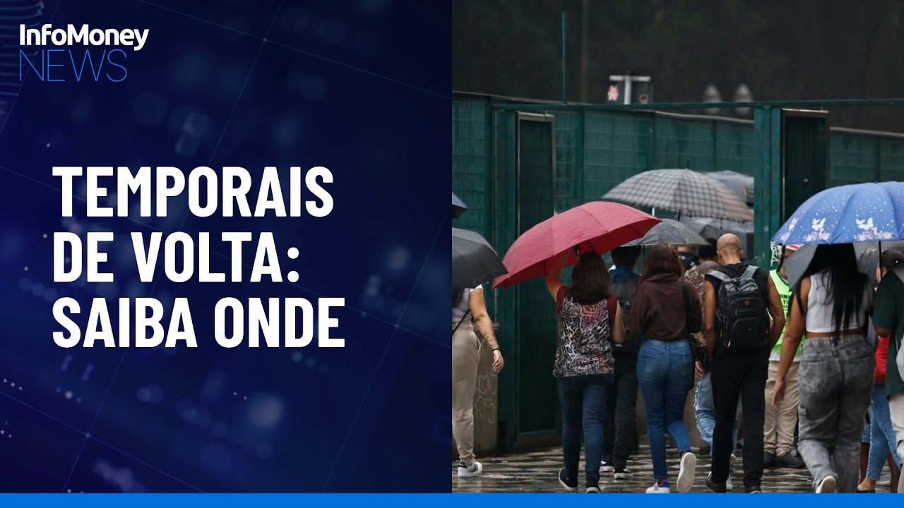 Depois de dias com tempo firme, Sul e Sudeste voltam a ter temporais | InfoMoney News