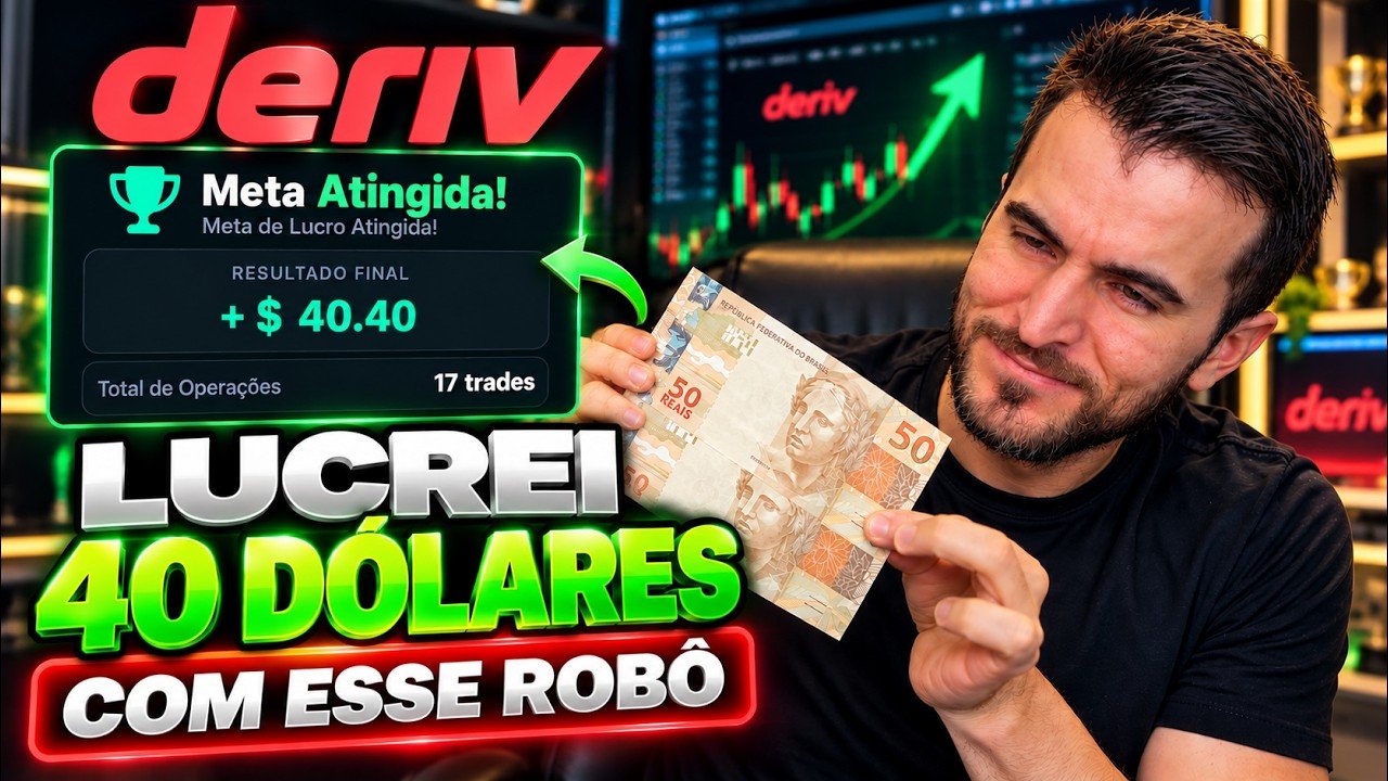 DERIV: O MELHOR ROBÔ DIGITUNDER 8 (70% DE ACERTIVIDADE)