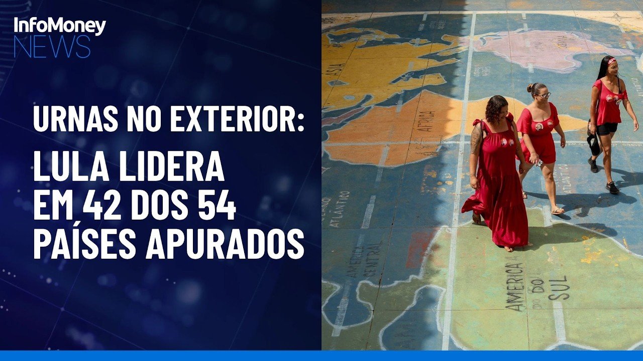 ELEIÇÕES 2026: Brasileiros votam ao redor do mundo e Lula lidera corrida | InfoMoney News
