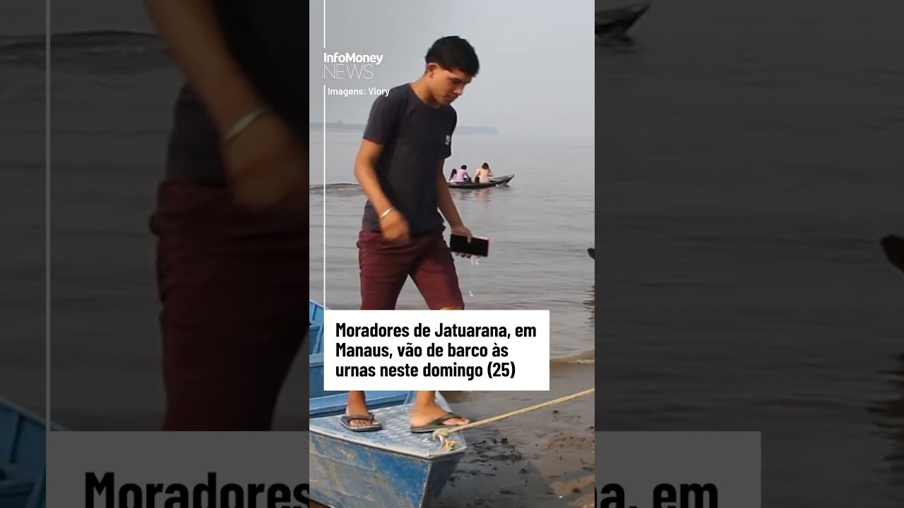 ELEIÇÕES 2026: Moradores de Manaus vão às urnas de barco, neste domingo (25)