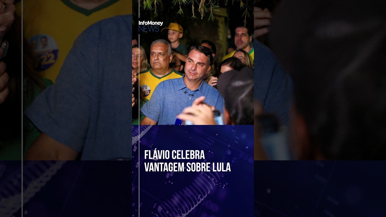 Flávio celebra vantagem sobre Lula: “Muitos institutos davam a gente para trás” | InfoMoney News