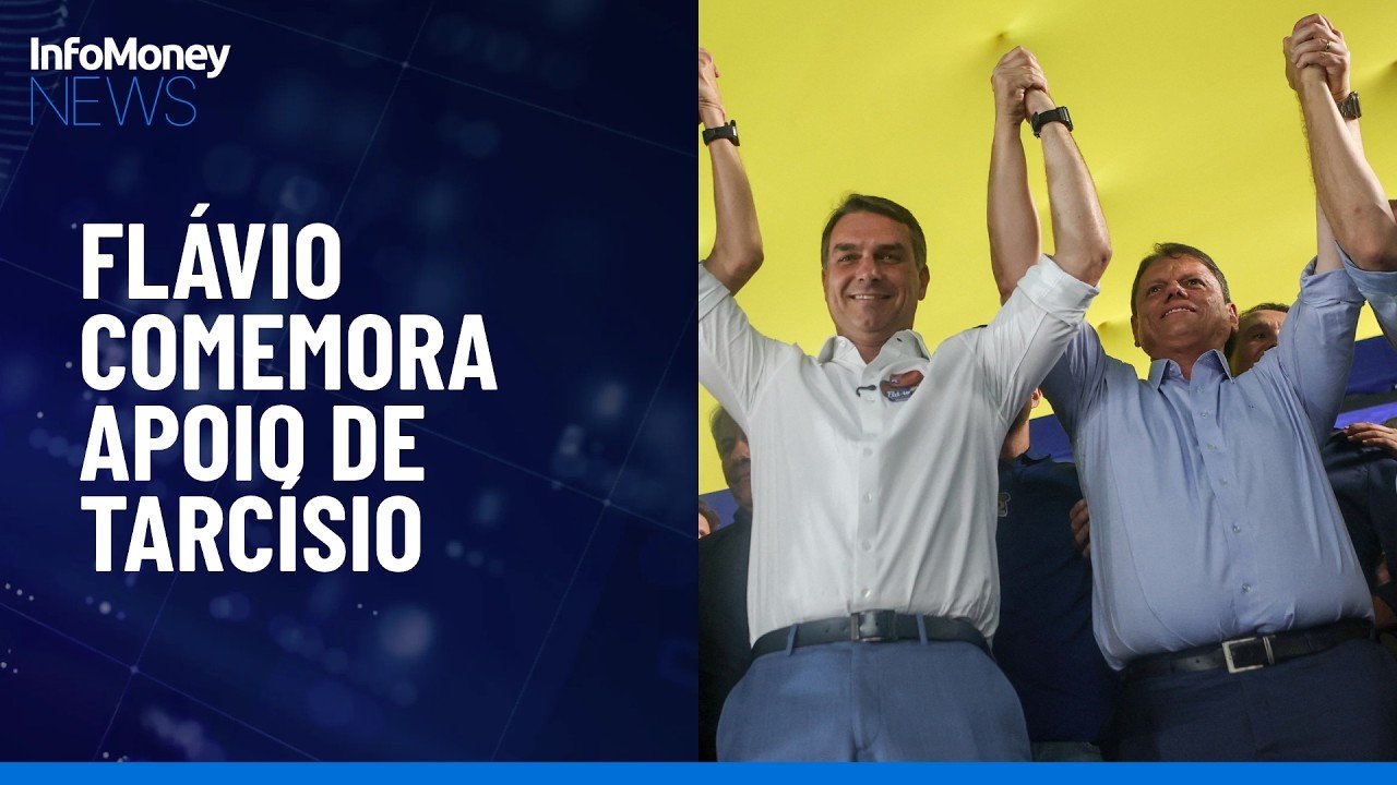 Flávio diz que está esperançoso com retaguarda de Tarcísio | InfoMoney News