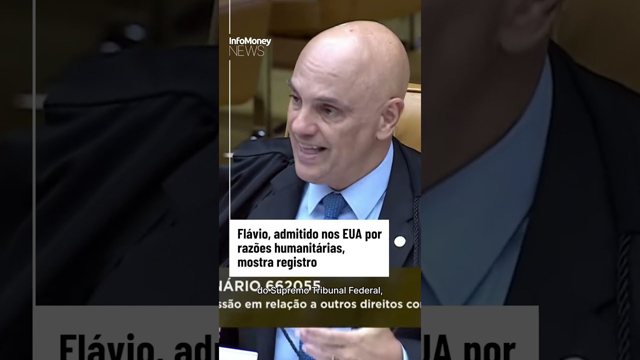 Flávio foi admitido nos EUA por razões humanitárias, mostra registro de entrada | InfoMoney News