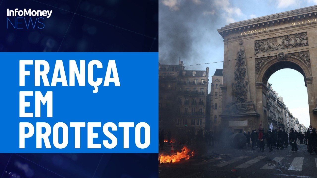 França tem protestos contra custo de vida, confrontos e invasão de prefeitura | InfoMoney News