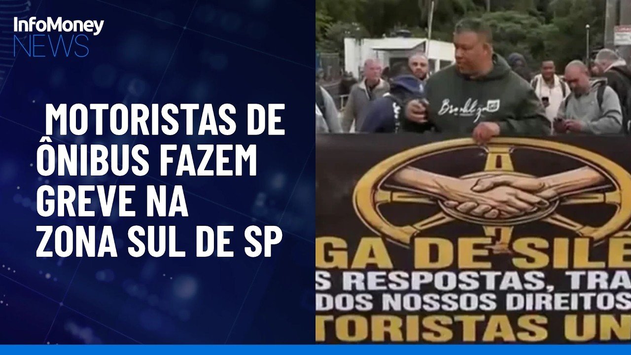 Greve de ônibus na ZS de SP afeta 267 mil passageiros nesta segunda (19) | InfoMoney News