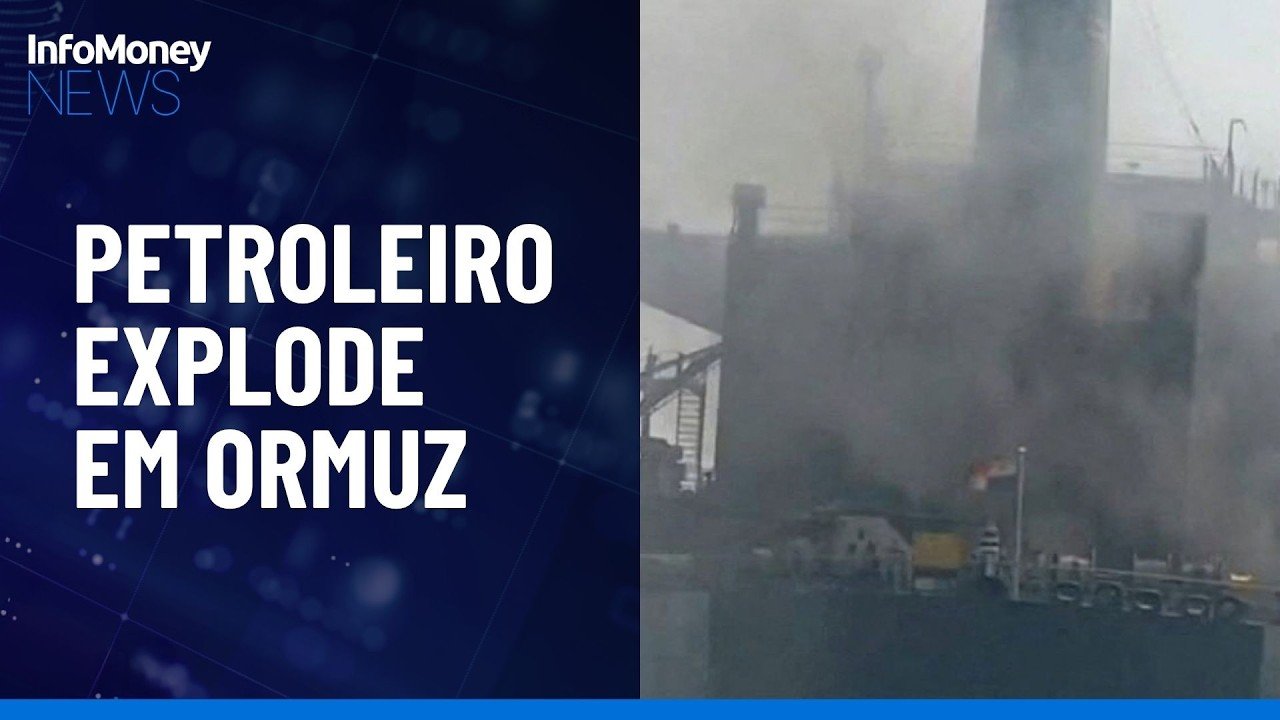 Guarda Revolucionária do Irã diz que navio explodiu em mina no Estreito de Ormuz | InfoMoney News