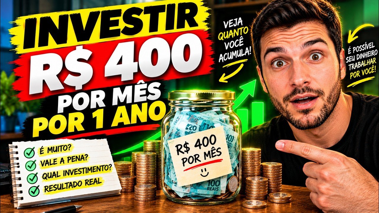 Investir 400 Por Mês Por 1 Ano