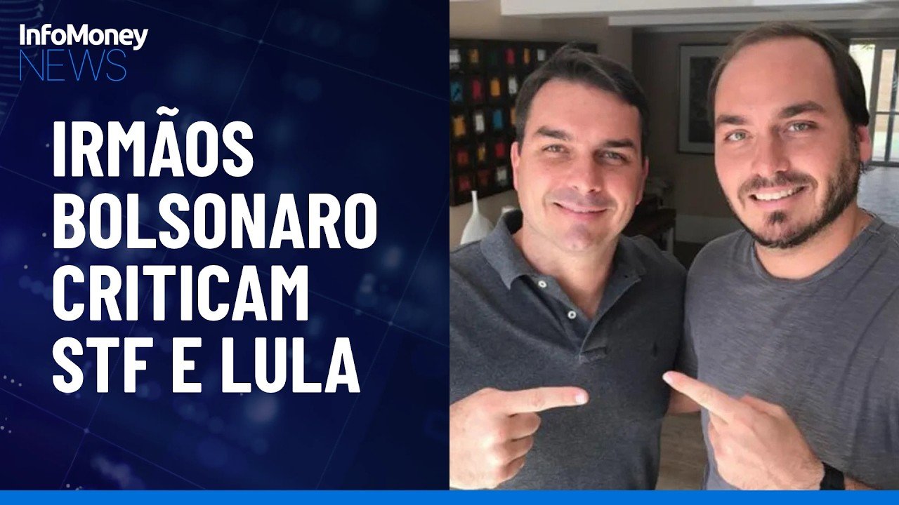 Irmãos Bolsonaro usam cancelamento de debate da Globo para criticar STF e Lula | InfoMoney News