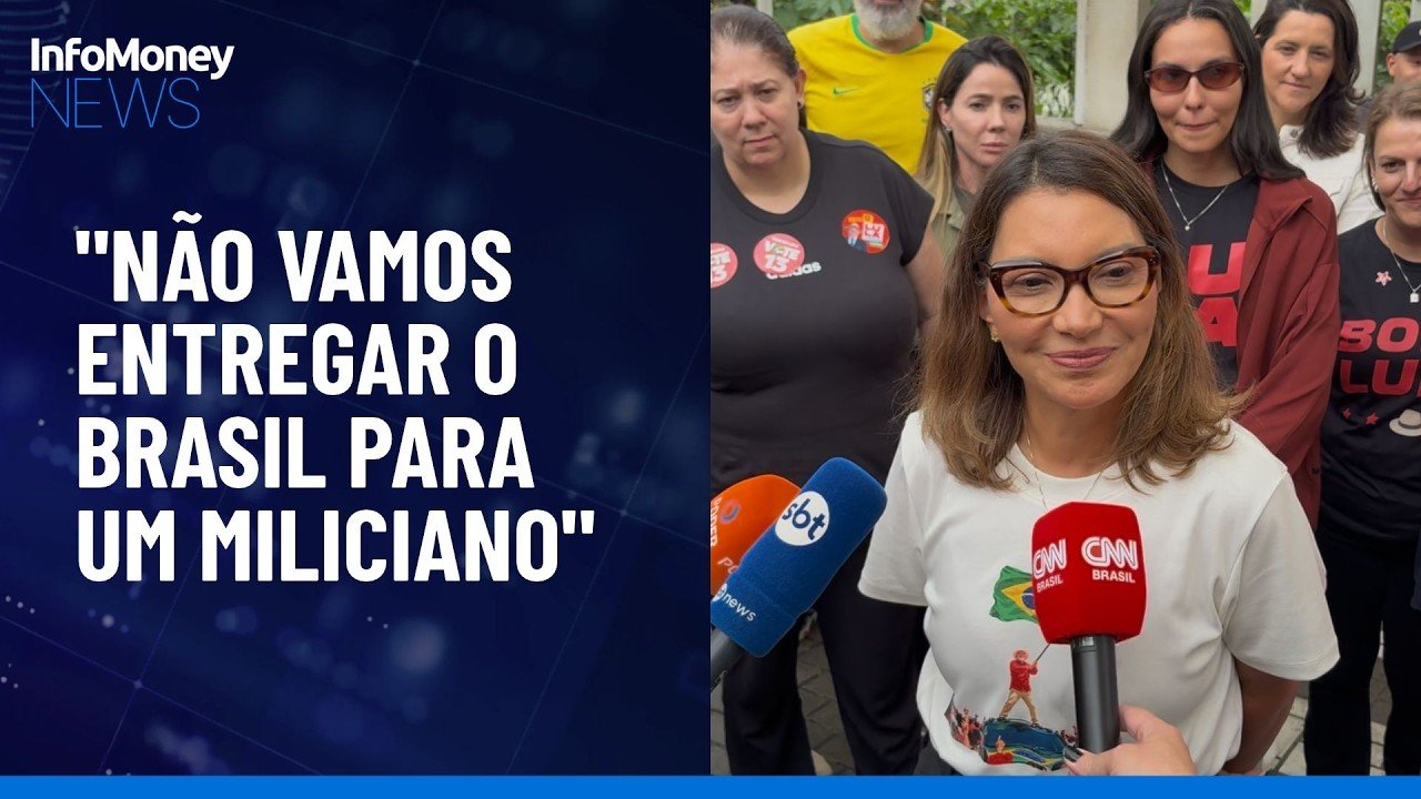 Janja vota em São Paulo e faz críticas duras a Flávio Bolsonaro | InfoMoney News