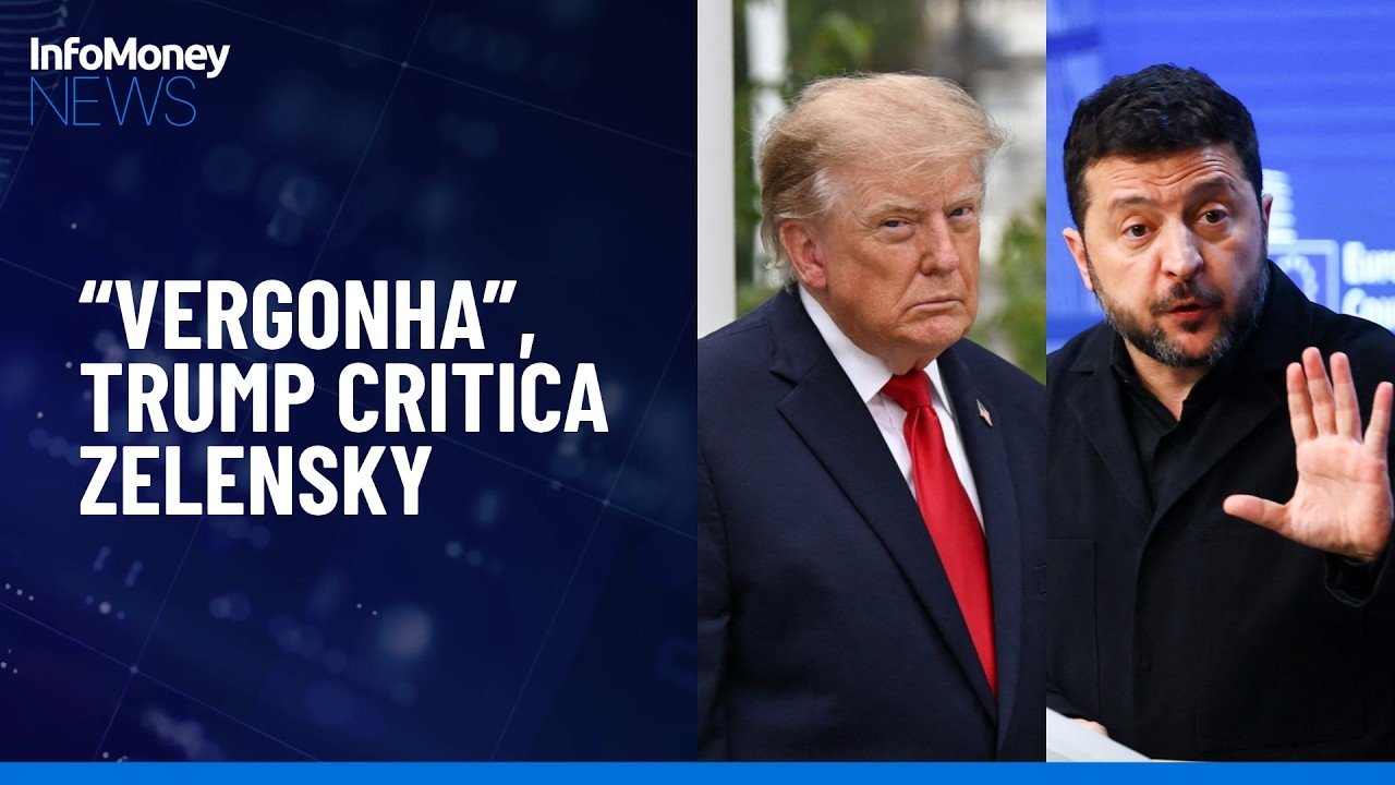 Líderes da UE apoiam Zelensky e Trump fala em “vergonha” | InfoMoney News