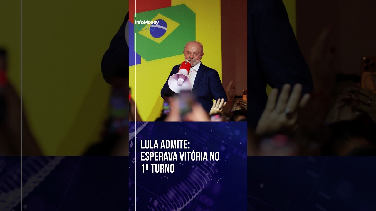 Lula admite resultado inesperado e diz que esperava vitória no 1º turno | InfoMoney News