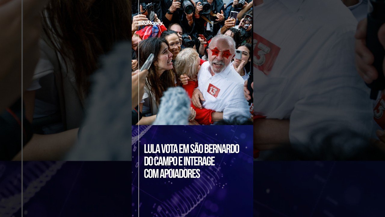Lula vota em São Bernardo do Campo em segundo turno decisivo das eleições | InfoMoney News