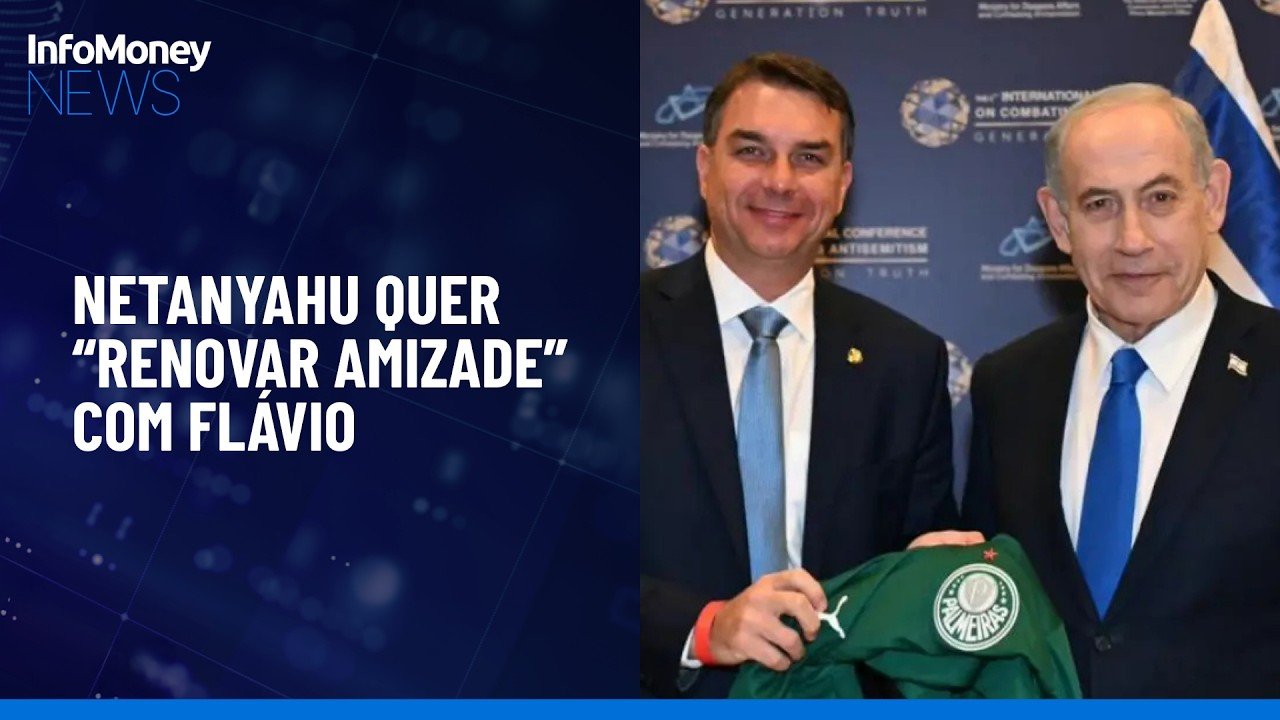 Netanyahu liga para Flávio e o convida a visitar Israel | InfoMoney News