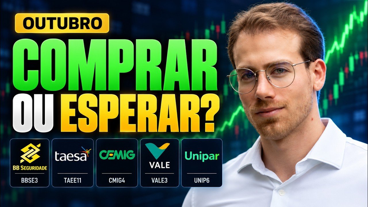 ONDE INVESTIR EM OUTUBRO? 5 ações no radar após a disparada da Bolsa