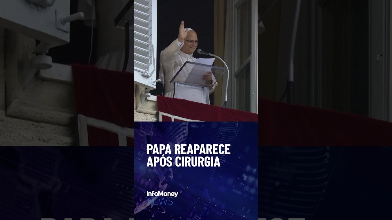 Papa Leão XIV reaparece após cirurgia de câncer no pulmão | InfoMoney News