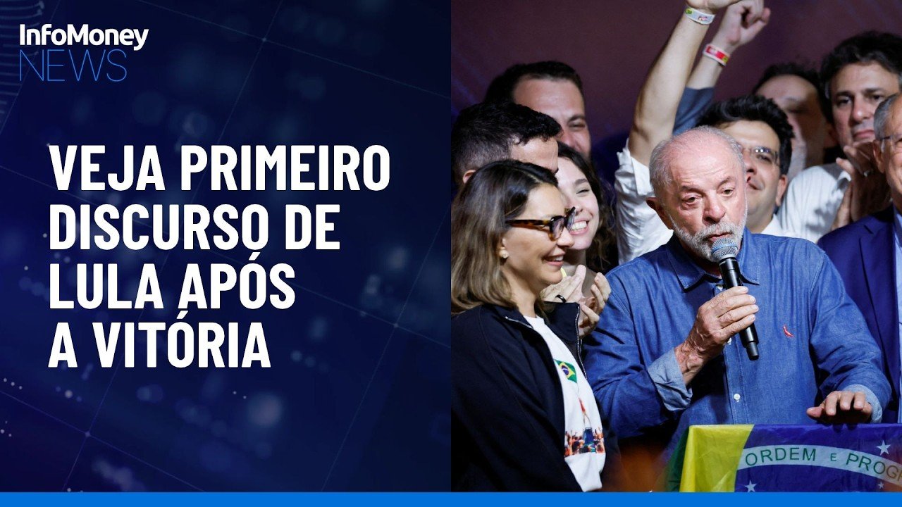 Primeiro discurso pós-vitória: Lula fala em conciliação e governar para todos | InfoMoney News
