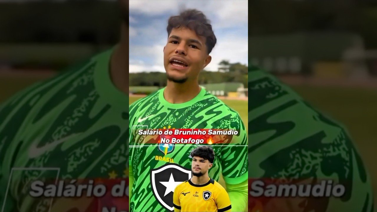 SALÁRIO MILIONÁRIO DE BRUNINHO SAMUDIO NO BOTAFOGO #futebol  #shorts #neymar