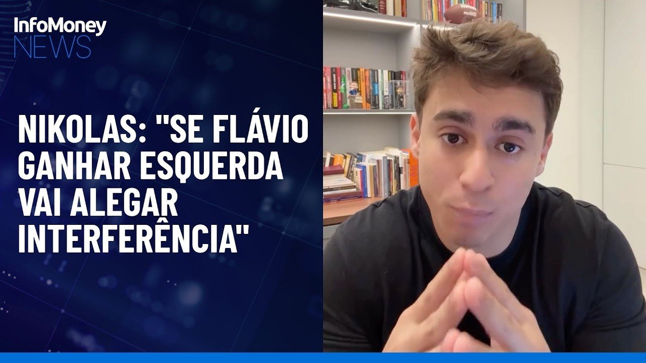 “Se Flávio ganhar, esquerda vai alegar interferência americana”, diz Nikolas | InfoMoney News