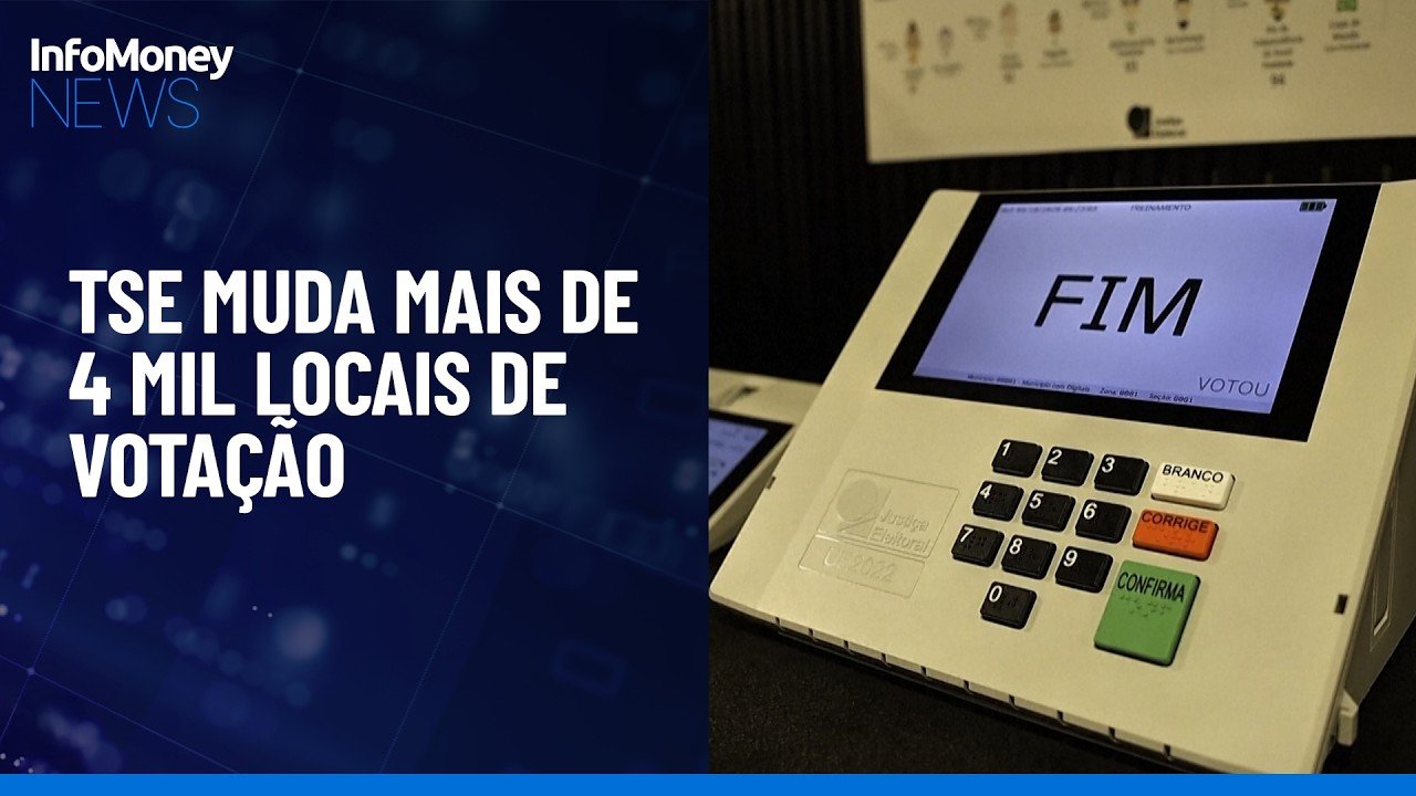 TSE muda mais de 4 mil locais de votação; veja como consultar | InfoMoney News
