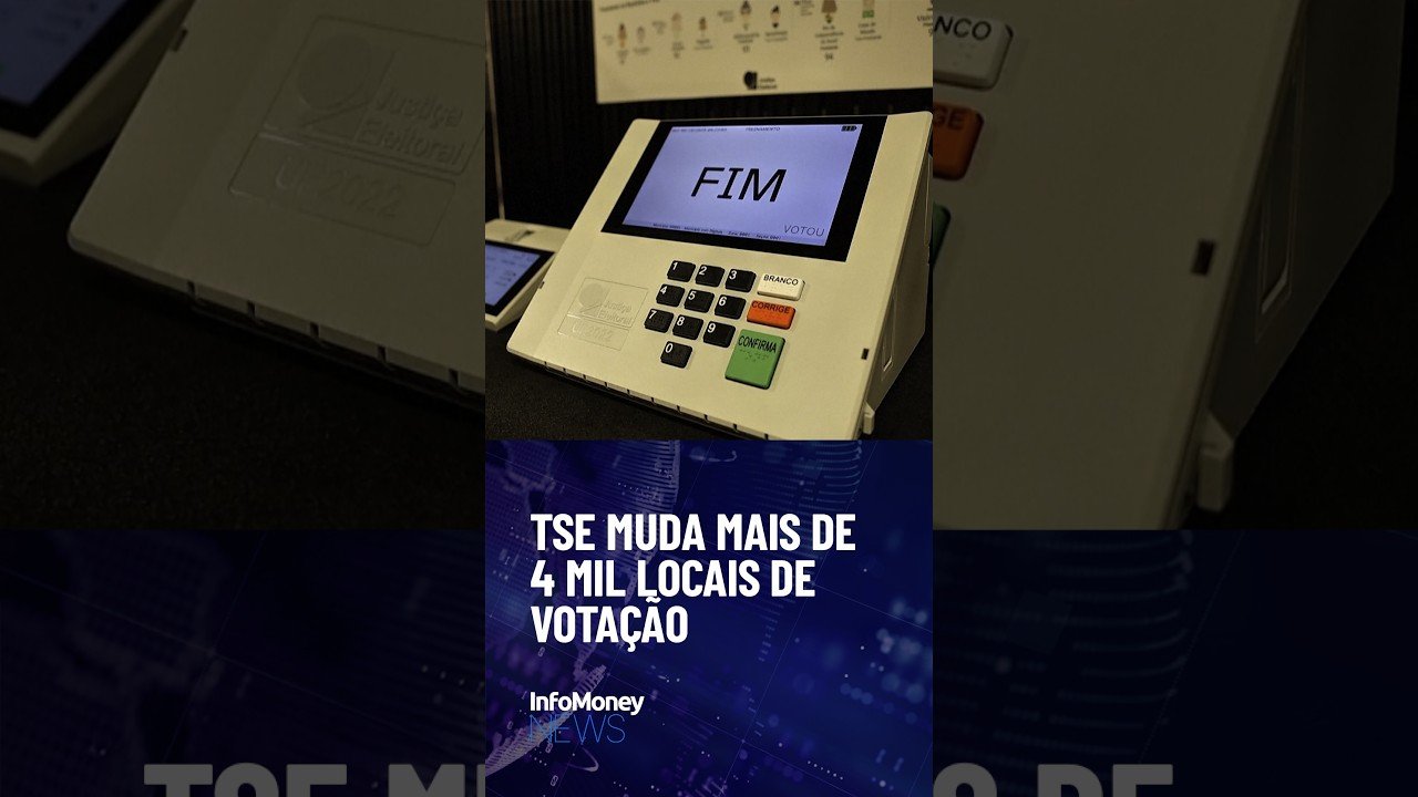 TSE muda mais de 4 mil locais de votação; veja como consultar | InfoMoney News