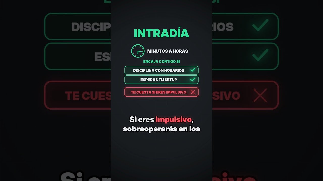 Tu estregoa debe encajar con tu ritmo #daytrading