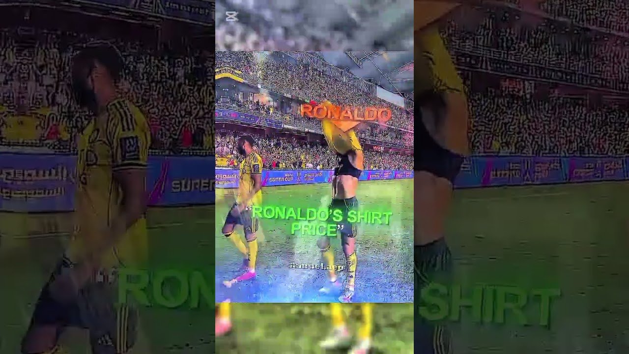 Virou Milionário Com a Camisa do Ronaldo #futebol #melhordomundo #cr7 #neymar #messi
